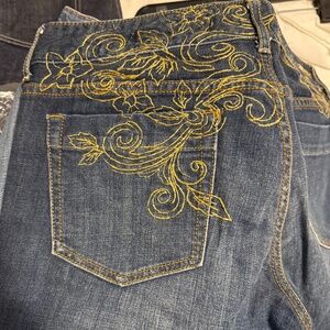 Express vintage jeans with design